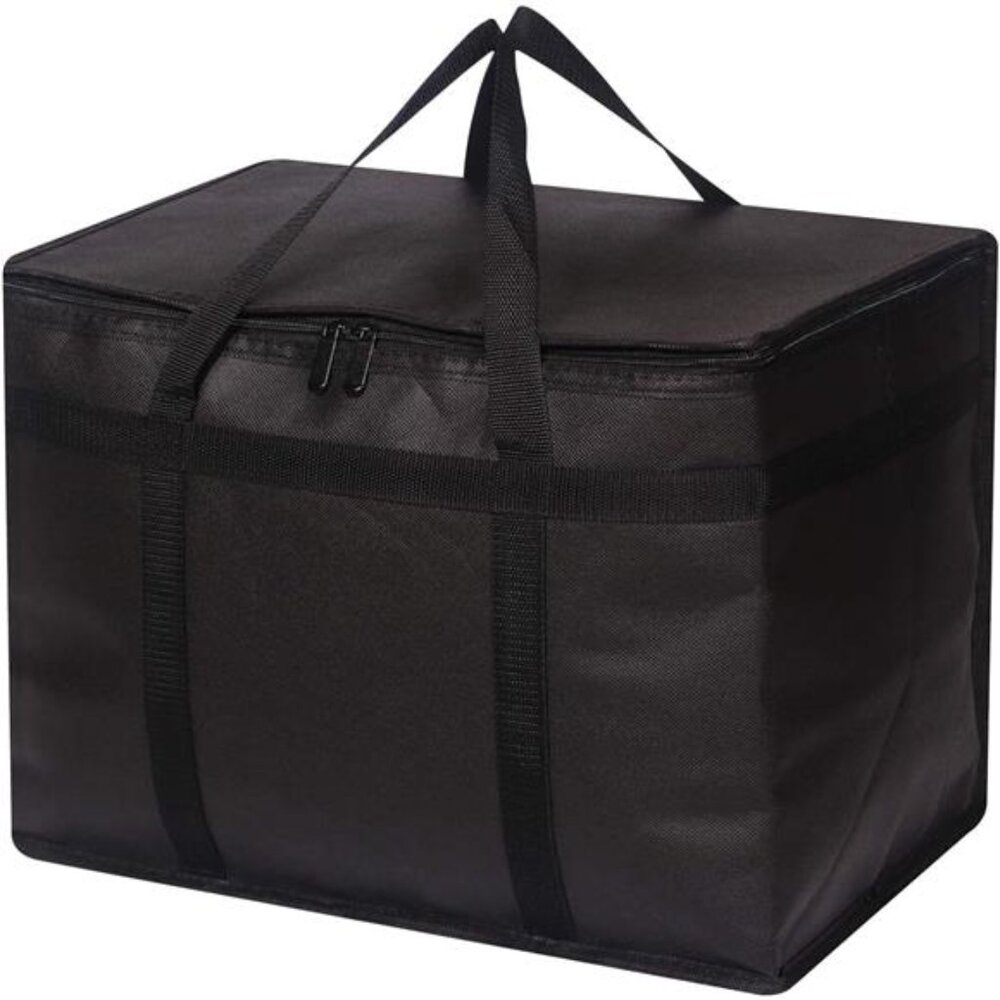 XL Insulated Reusable Grocery Bags with Sturdy Zipper Reinforced Bottom &Handles
